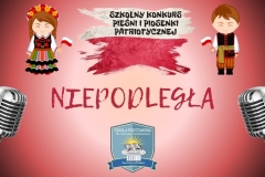 I Powiatowy Konkurs Piosenki i Pieśni Patriotycznej NIEPODLEGŁA