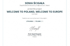 	 WELCOME TO POLAND, WELCOME TO EUROPE