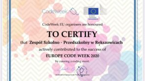 Czytaj więcej o: CodeWeek – Europejski Tydzień Kodowania w naszej szkole