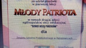 Czytaj więcej o: Lekcja „Młody Patriota”